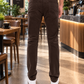 Pantalón Gabardina Skinny Café Hombre