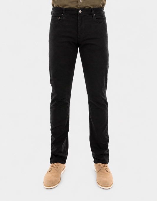 Pantalón Gabardina Skinny Negro Hombre