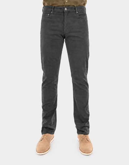 Pantalón Gabardina Skinny Gris Hombre