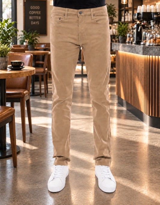 Pantalón Gabardina Skinny Kakhy Hombre
