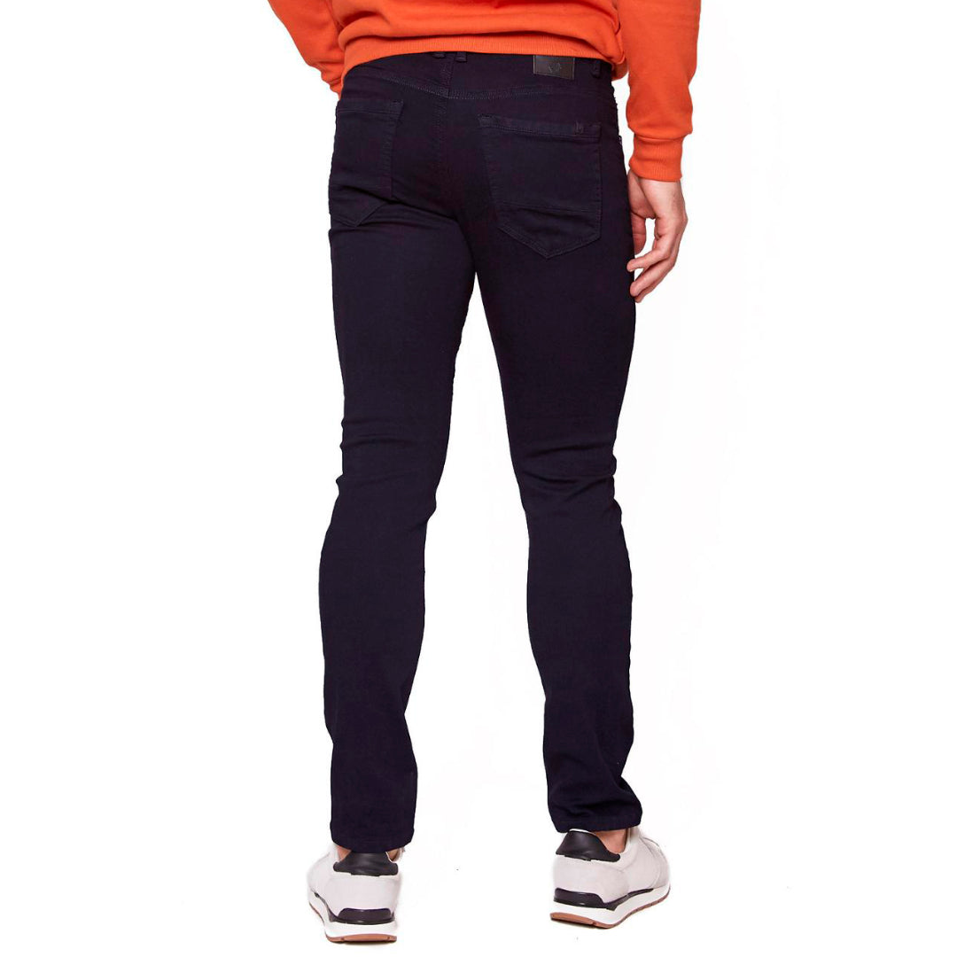 PANTALÓN DE GABARDINA SKINNY NAVY PARA HOMBRE 5501