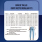 Jeans Recto Hombre Denim Índigo Medio Desgastado Edward's® 6200