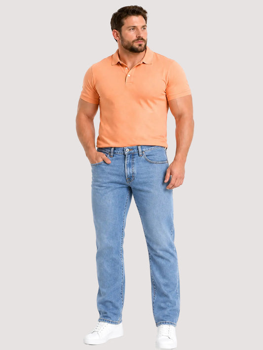Jeans Recto Stretch Hombre Azul Claro Edward’s