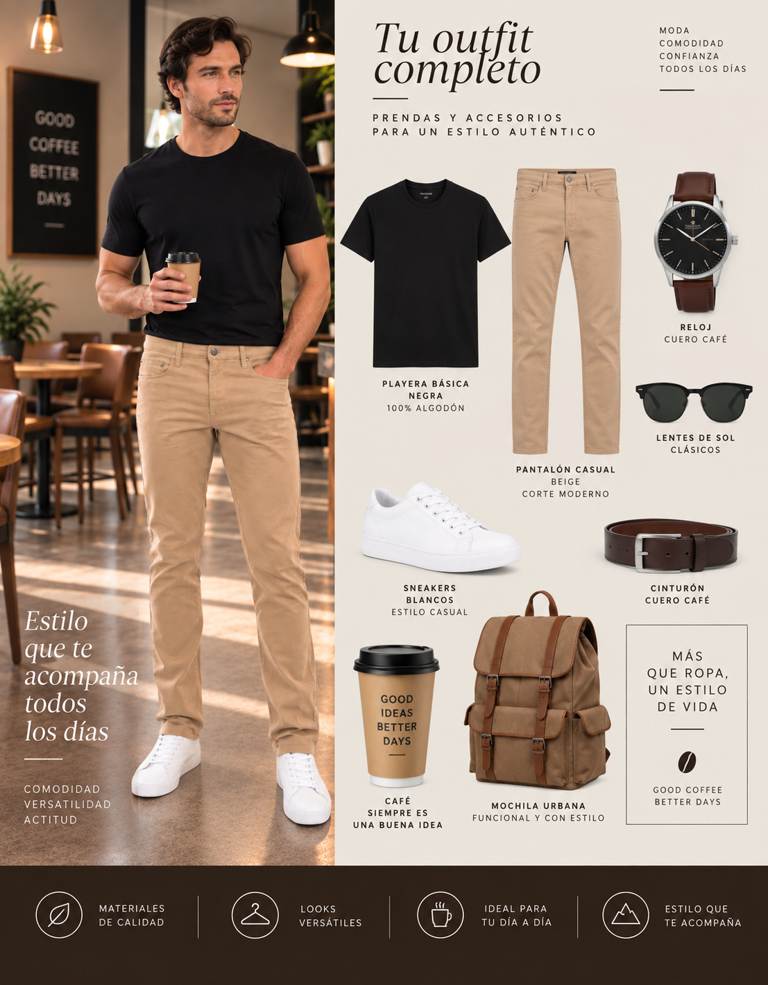 MEN'S SKINNY KHAKI TWILL PANTS 5501