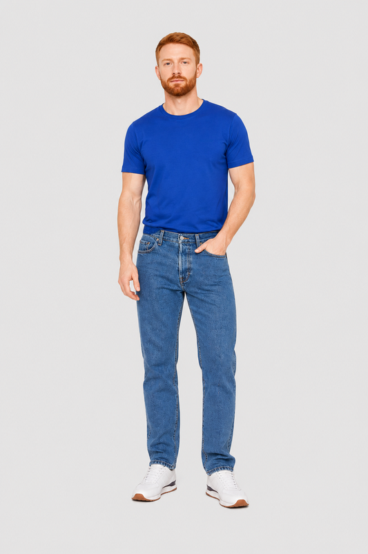 ORANGE ROUND NECK T-SHIRT