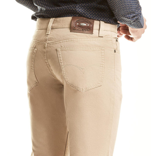 MEN'S SLIM GREY TWILL TROUSERS