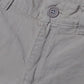 Men's olive green denim Bermuda shorts