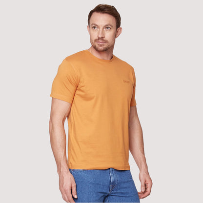 ORANGE ROUND NECK T-SHIRT