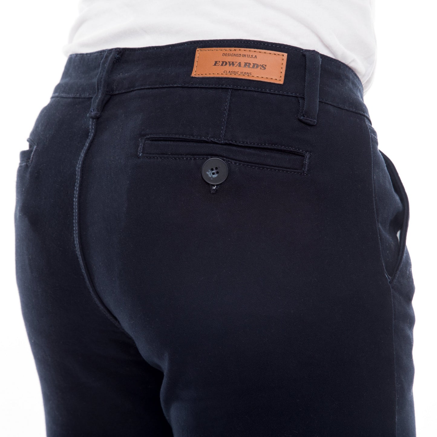 Gabardina Skinny Chino Marino